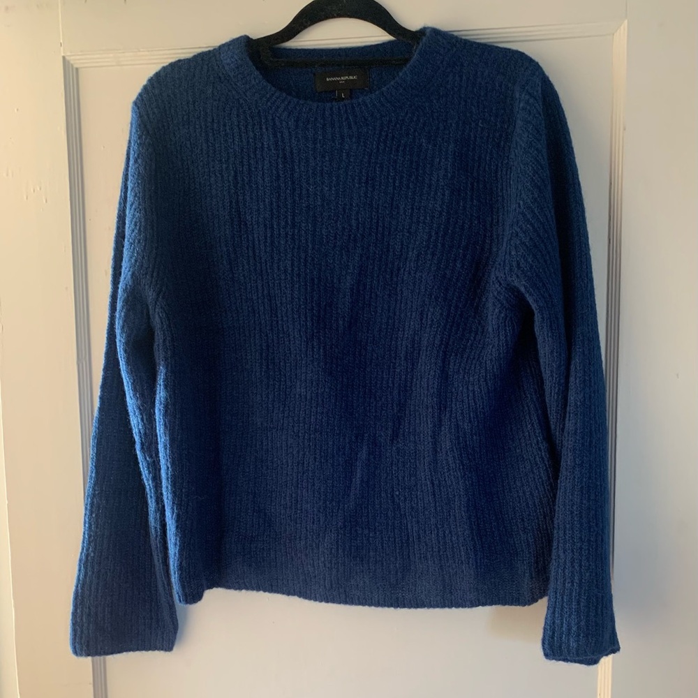 Banana Republic Factory Cozy Ribbed Sweater Frigid Night - NWT